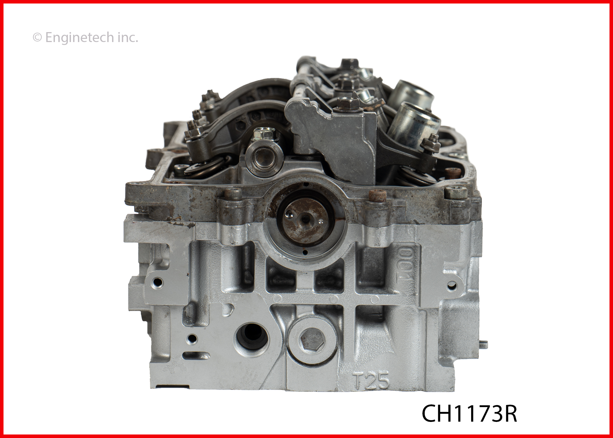 Enginetech Remanufactured Engine Cylinder Head Complete - CH1173R